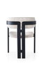 Hanah Home Silla CO-045 Crema y Negro